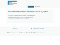 vebug.de Webseite Vorschau