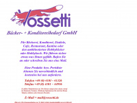 vossetti.de Webseite Vorschau
