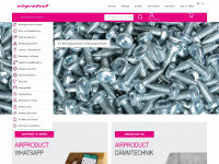 airproduct.ch Webseite Vorschau
