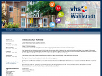 vhs-wahlstedt.de Webseite Vorschau