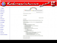 kindervogelschiessen-wahlstedt.de Webseite Vorschau