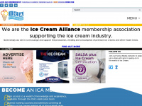ice-cream.org Webseite Vorschau