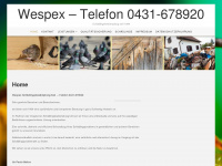 wespex.de Webseite Vorschau