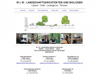 wlw-landschaftsarchitekten.de Webseite Vorschau