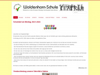 woldenhorn-schule.de Webseite Vorschau