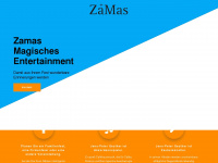zamas-magischesentertainment.de Webseite Vorschau