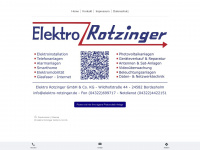 elektro-rotzinger.de Webseite Vorschau