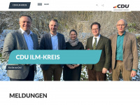 cdu-ilmkreis.de Webseite Vorschau