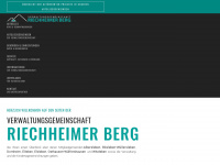 vg-riechheimer-berg.de Webseite Vorschau