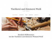 tischlerei-weiss.de Webseite Vorschau