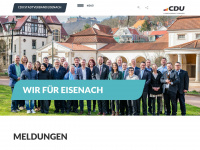 cdu-eisenach.de Webseite Vorschau