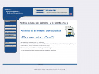 wimmer-umformtechnik.de Webseite Vorschau