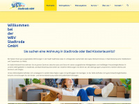 wbv-stadtroda.de Webseite Vorschau
