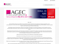 agec.de Webseite Vorschau