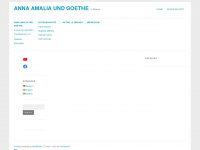 annaamalia-goethe.de Webseite Vorschau