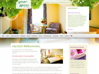 apart-hotel-weimar.de Webseite Vorschau
