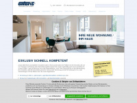 antaris-immobilien.de Webseite Vorschau