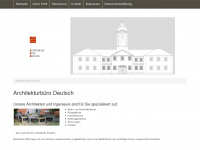 architekturbuero-deutsch.de Webseite Vorschau