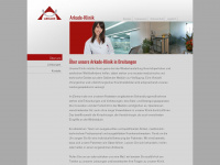 arkade-klinik.de Webseite Vorschau