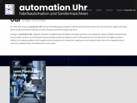 automation-uhr.de Webseite Vorschau