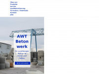 awt-betonwerk.de Webseite Vorschau
