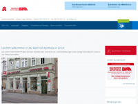 bahnhofapotheke-erfurt.de Webseite Vorschau