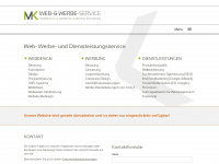 mk-webservice.de Webseite Vorschau