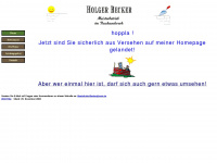 baubetrieb-holger-becker.de Webseite Vorschau