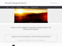 bergwelt-oberhof.de Webseite Vorschau