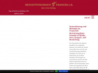 bestattung-francke.de Webseite Vorschau