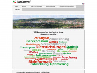 biocontrol-jena.com Webseite Vorschau