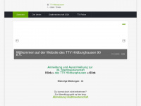 tischtennis-hildburghausen.de Webseite Vorschau