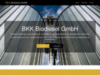 bkk-biodiesel.de Webseite Vorschau
