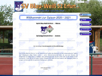blau-weiss-erfurt.de Webseite Vorschau