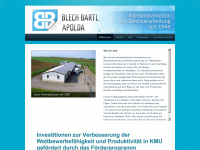 blech-bartl.de Webseite Vorschau