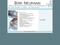 b-neumann.de Webseite Vorschau