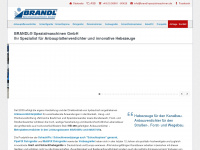 brandl-spezialmaschinen.de Webseite Vorschau