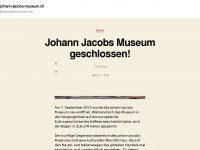 johann-jacobs-museum.ch Webseite Vorschau