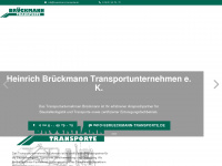 brueckmann-transporte.de Webseite Vorschau