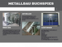 buchspies-metallbau.de Webseite Vorschau