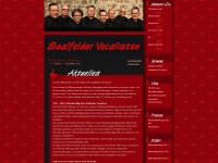 saalfelder-vocalisten.de Webseite Vorschau