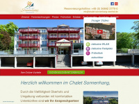 chalet-sonnenhang-oberhof.de Webseite Vorschau