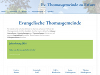 thomasgemeinde-erfurt.de Webseite Vorschau