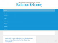balaton-zeitung.info Webseite Vorschau