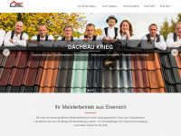 dachbau-krieg.de Webseite Vorschau