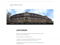 mierzynska.eu Webseite Vorschau