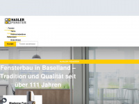 haslerfenster.ch Webseite Vorschau