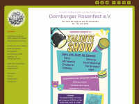 dornburger-rosenfest.de Webseite Vorschau