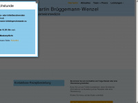 dr-brueggemann-wenzel.de Webseite Vorschau