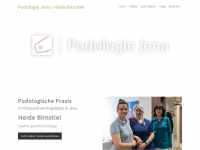podologie-jena.de Webseite Vorschau